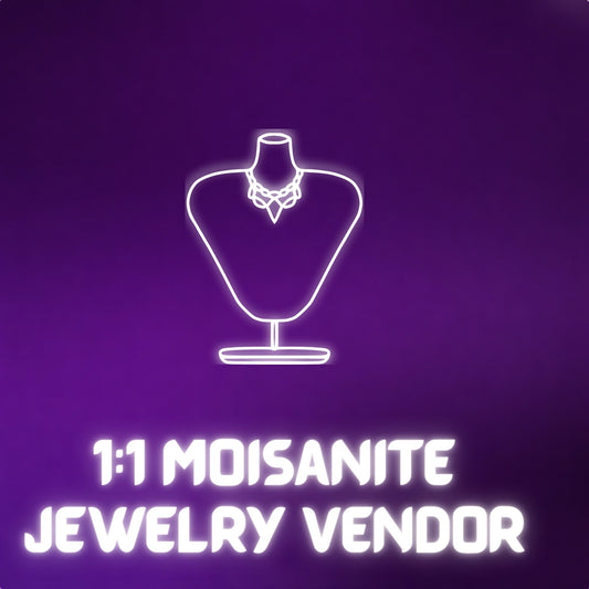 Moissanite jewelry vendor 1:1